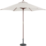 Antique White Canvas Umbrella