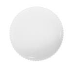 White Beaded Plate